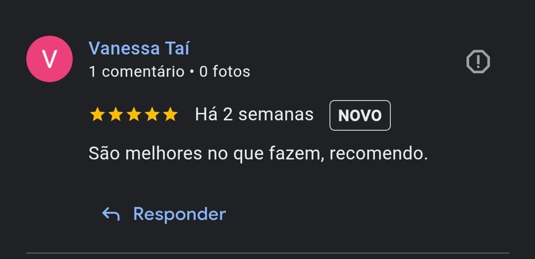 Cliente elogiando os serviços da MCTech